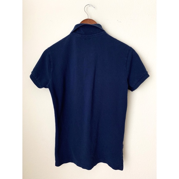 Polo Ralph Lauren Polo Bear Embroidered Polo Shirt – Navy Blue (XS) - Picture 2 of 5